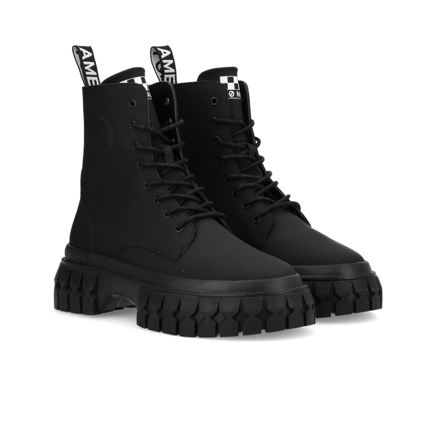 GRAVITEE BOOTS - MAT LEATHER - BLACK